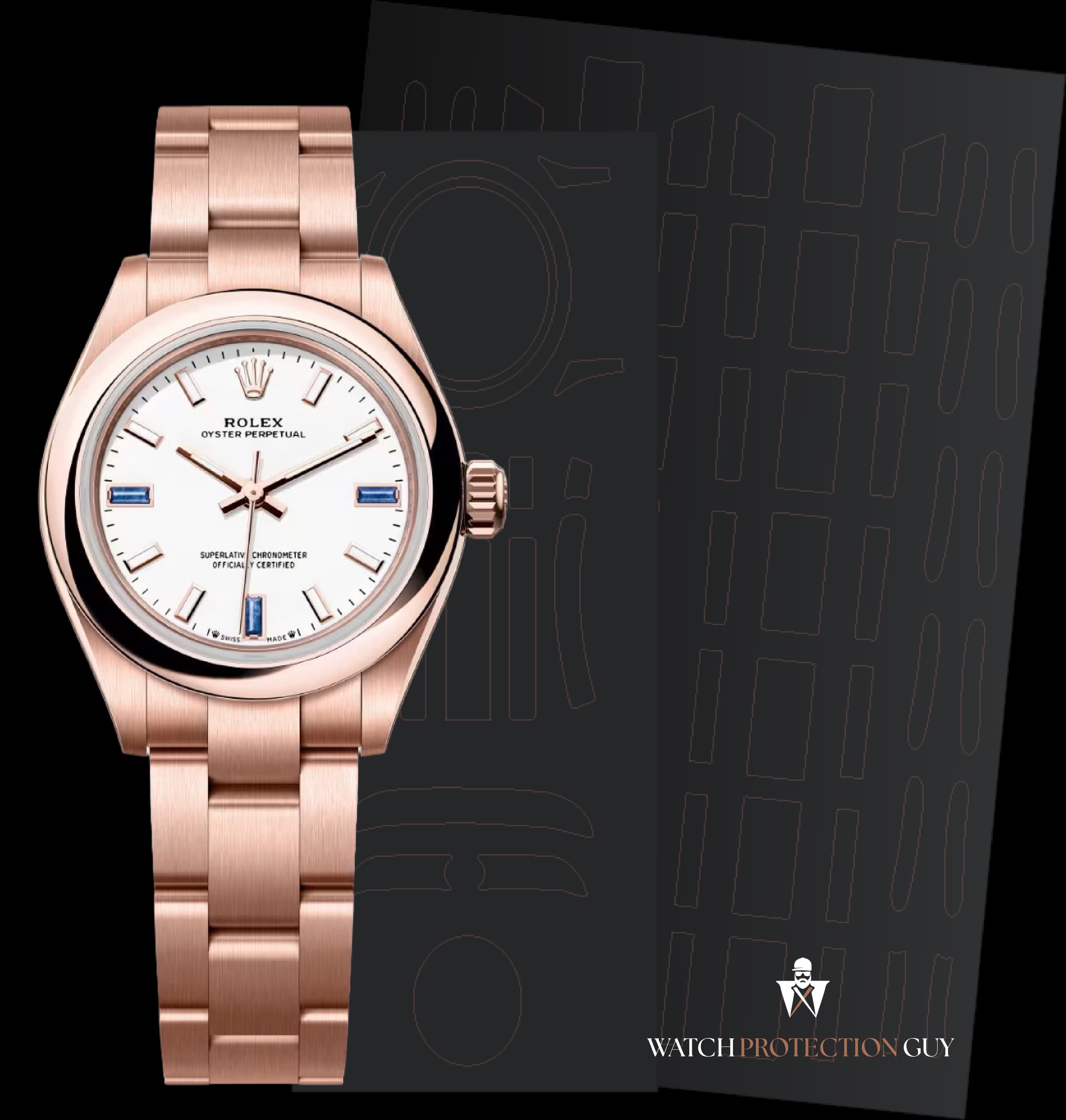 Rolex Oyster Perpetual 28mm 276205, protection film kit