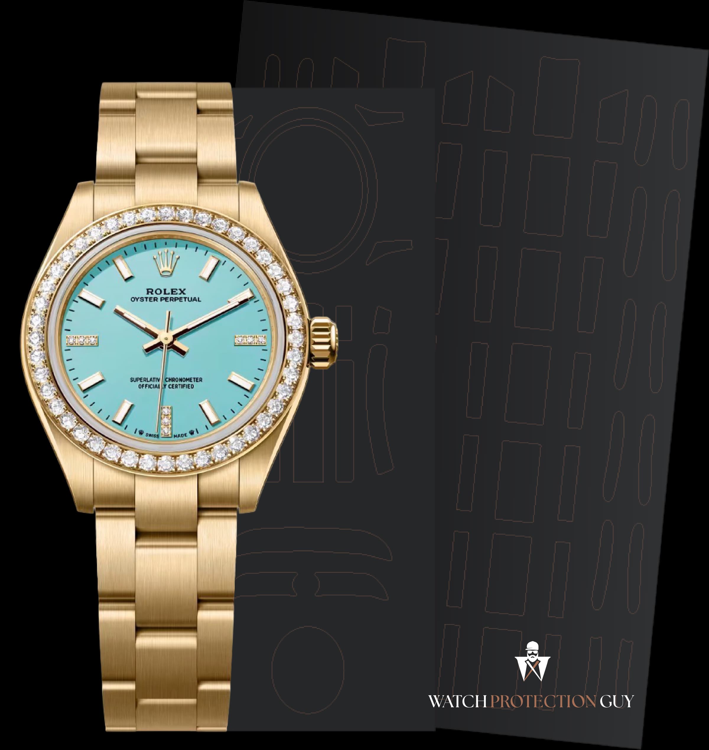 Rolex Oyster Perpetual 28mm 276208, protection film kit