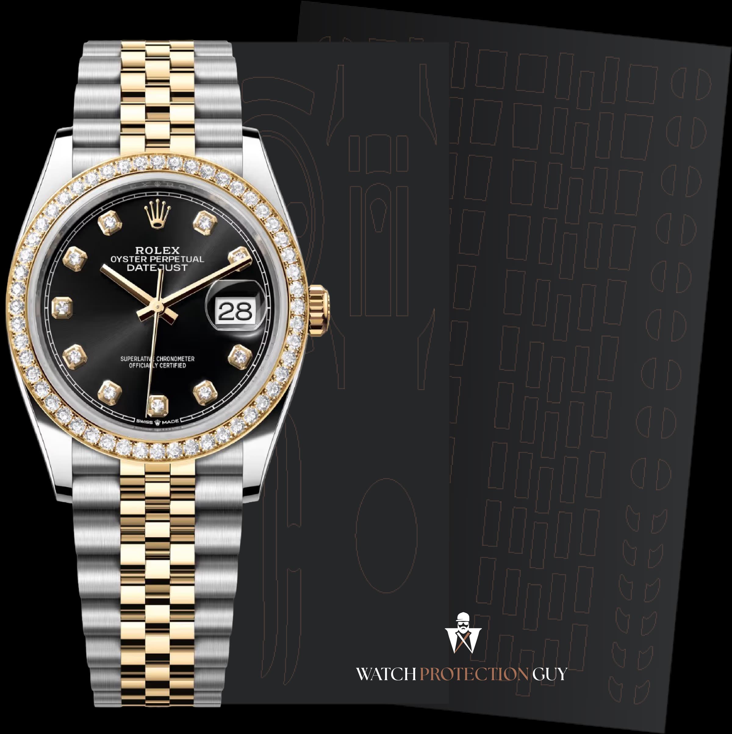 Rolex Datejust 36 126283RBR, protection film kit
