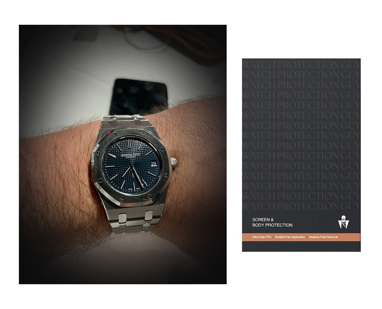 Audemars Piguet Royal Oak Selfwinding 15500ST, protection film kit