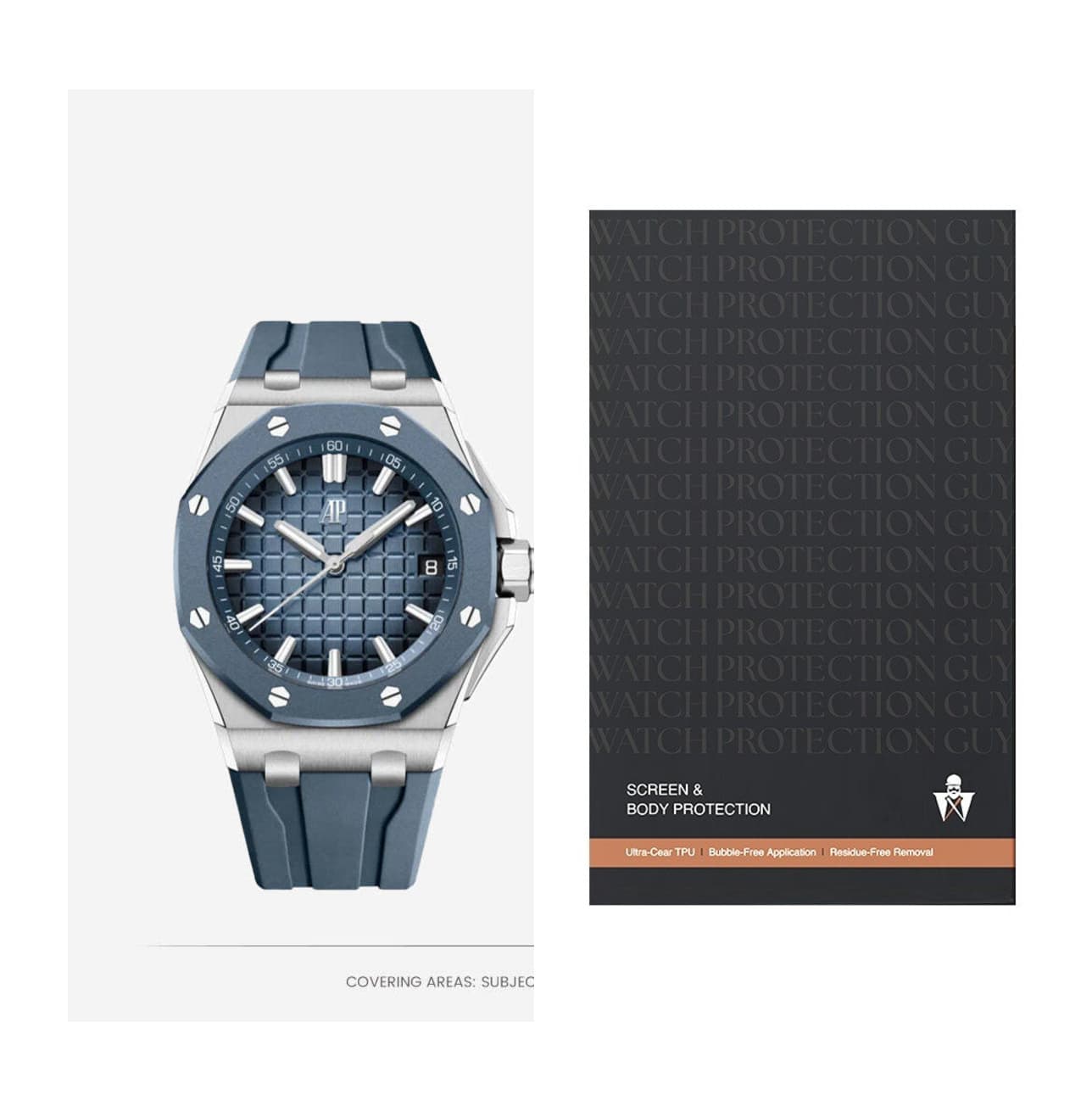 Audemars Piguet Royal Oak Offshore Diver 43 15605SK.A350CA.01, protection film kit