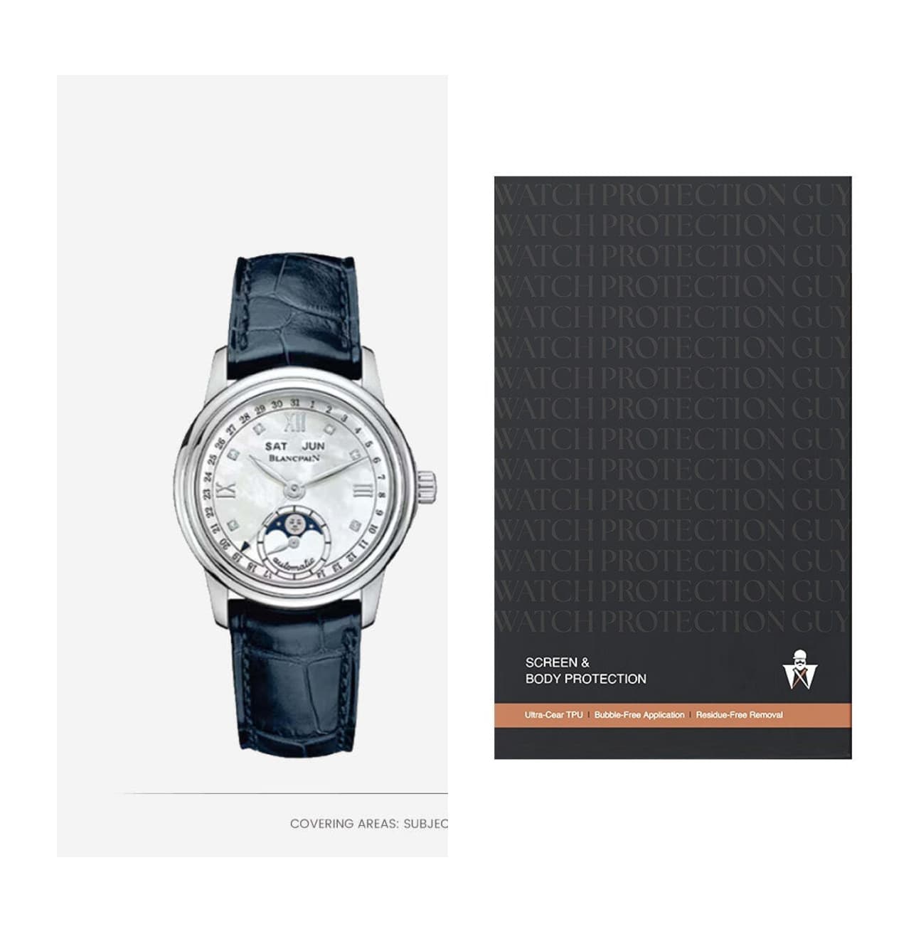 Blancpain Ladybird 2360-1191A-55A, protection film kit