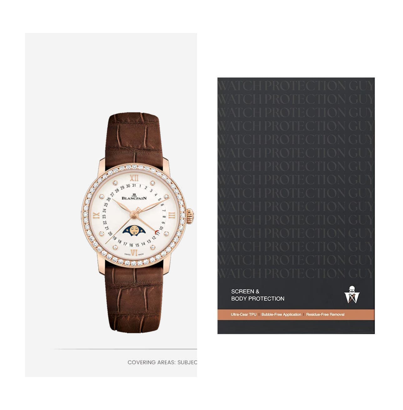 Blancpain Villeret 6126-2987-55A, protection film kit