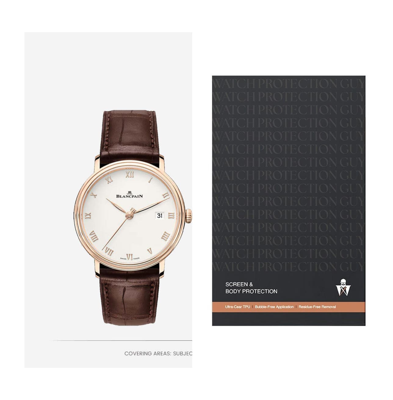 Blancpain Villeret 6224-3642-55B, protection film kit