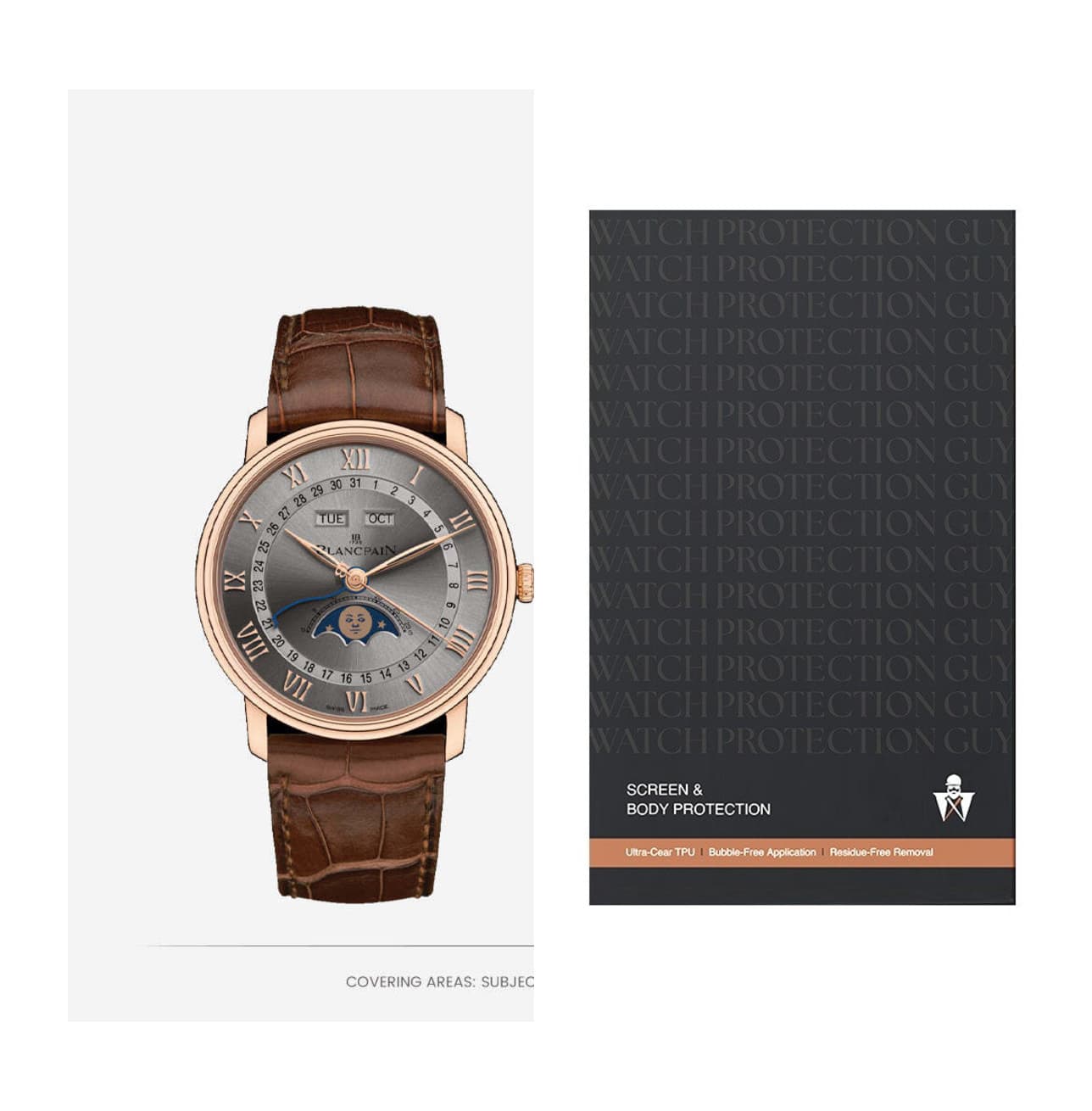 Blancpain Villeret 6654-3613-55B, protection film kit