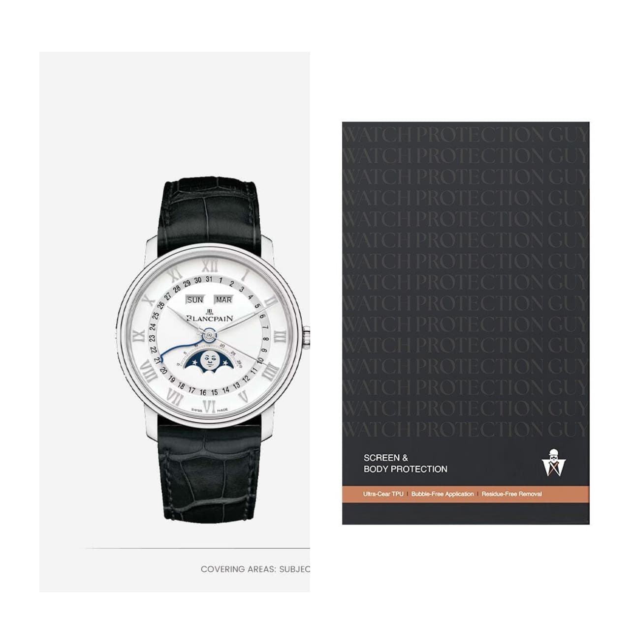 Blancpain Villeret 6654A-1127-55B, protection film kit