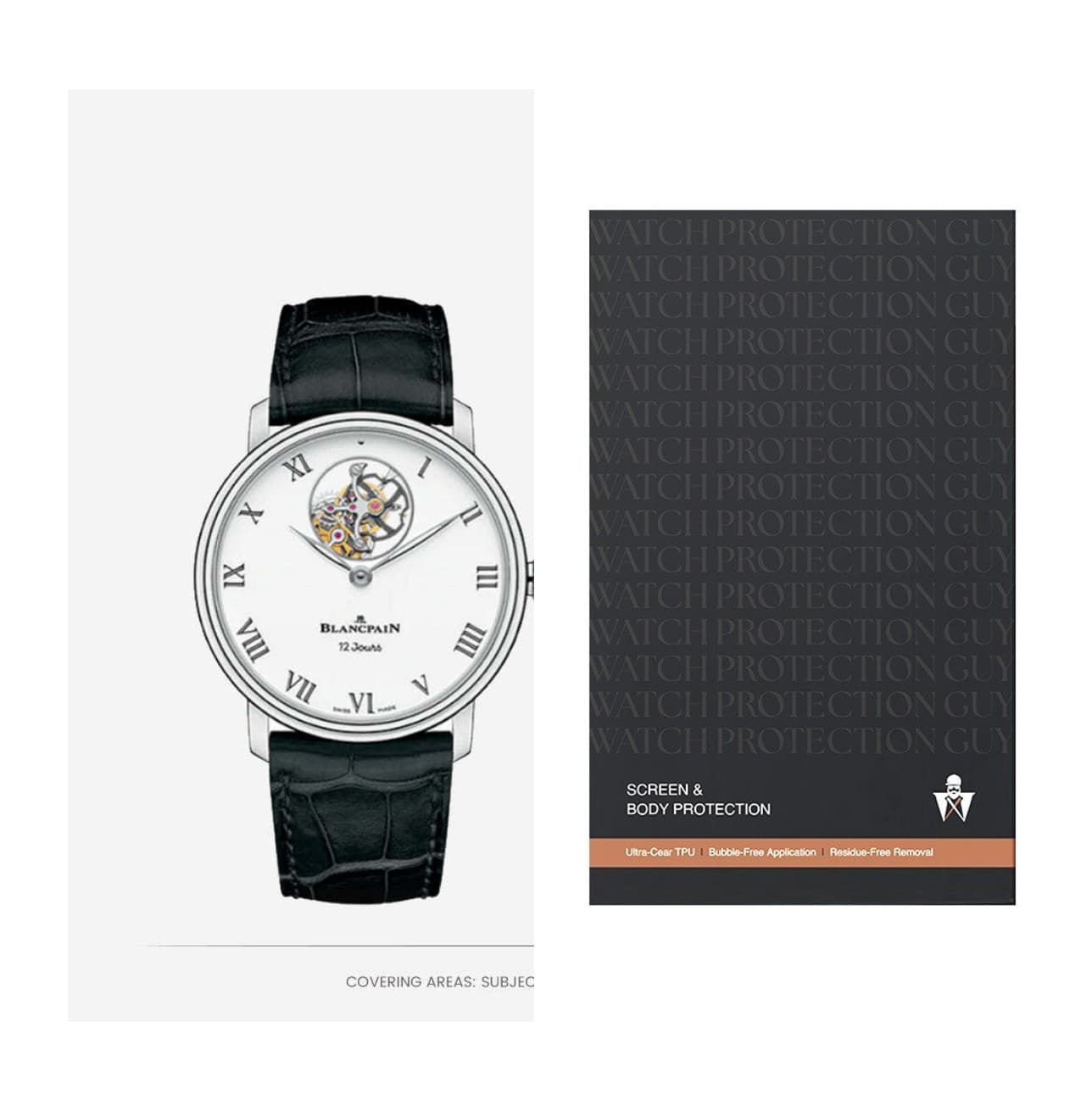Blancpain Villeret 66240-3431-55B, protection film kit