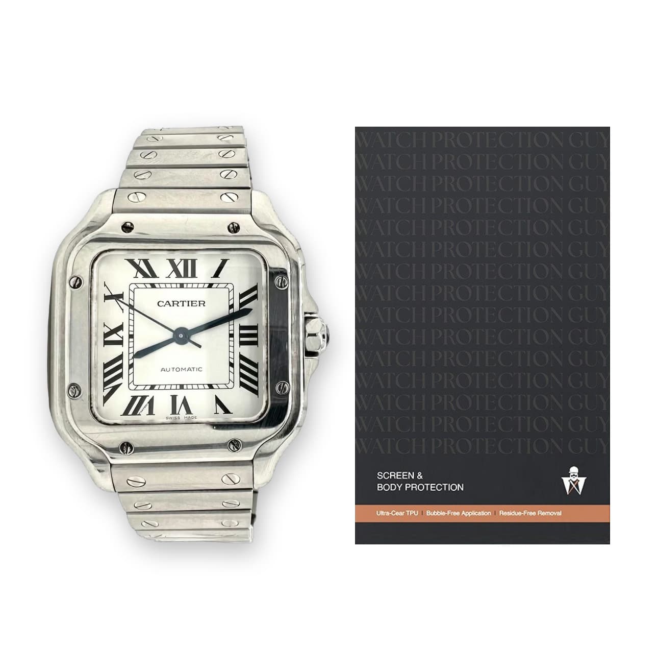 Cartier Santos Medium WSSA0029, protection film kit