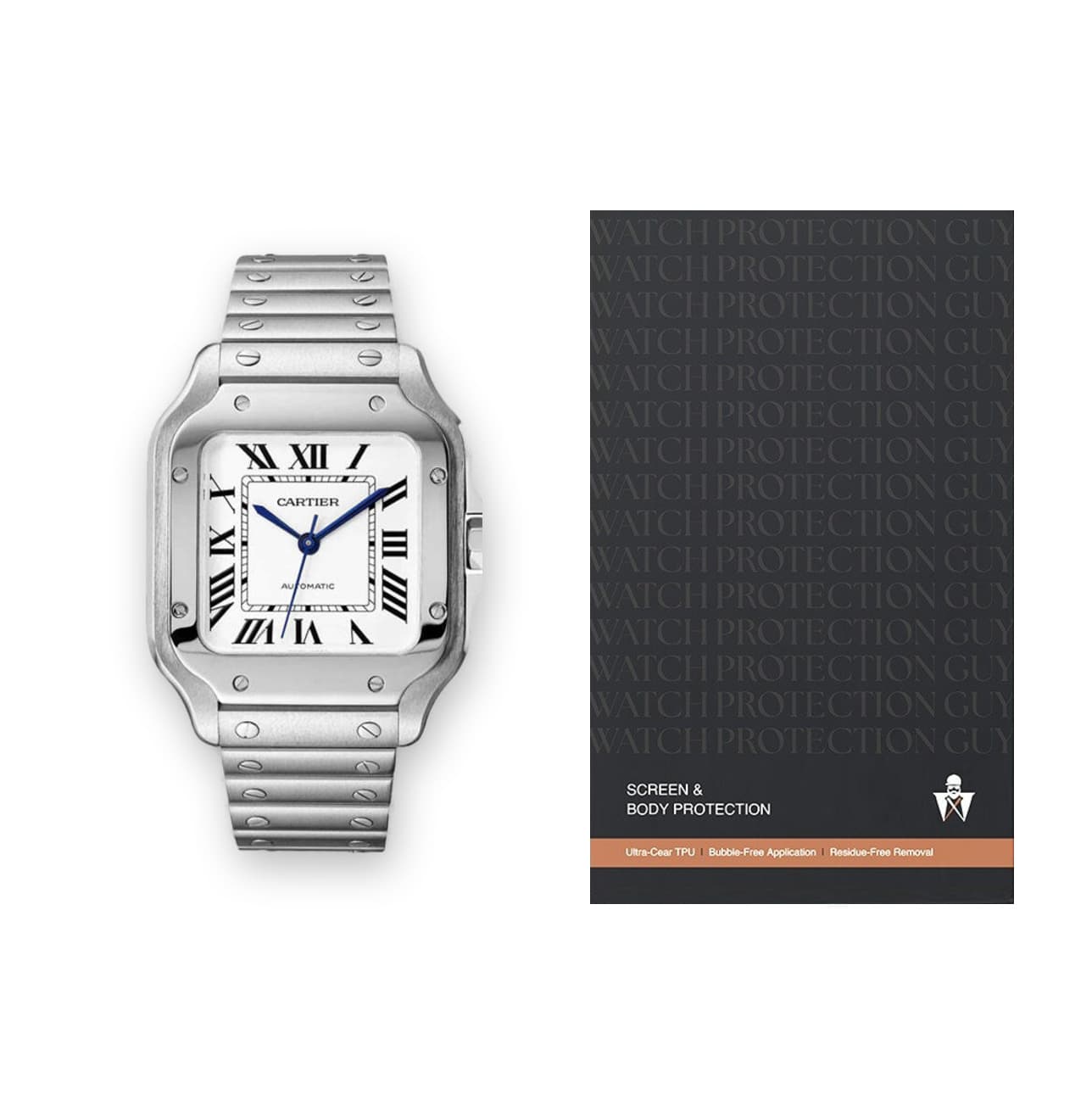 Cartier Santos de Cartier 39.8 WSSA0018 , protection film kit