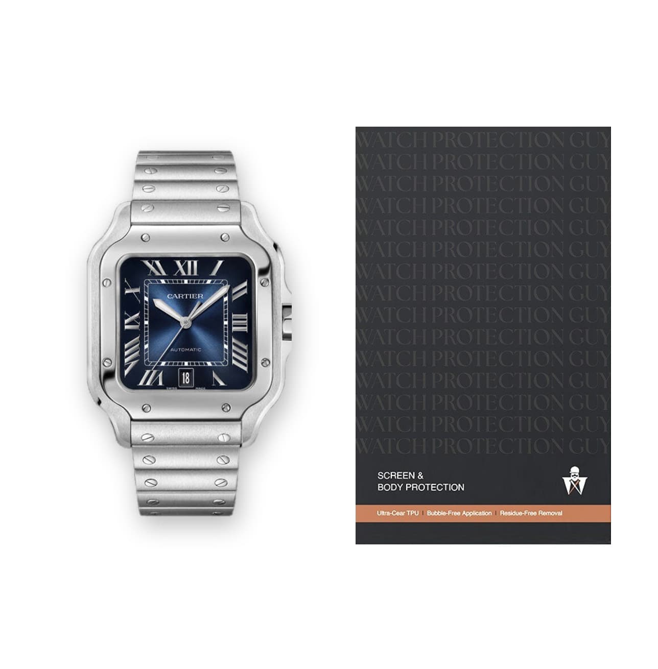 Cartier Santos de Cartier 35.1 WSSA0063 , protection film kit
