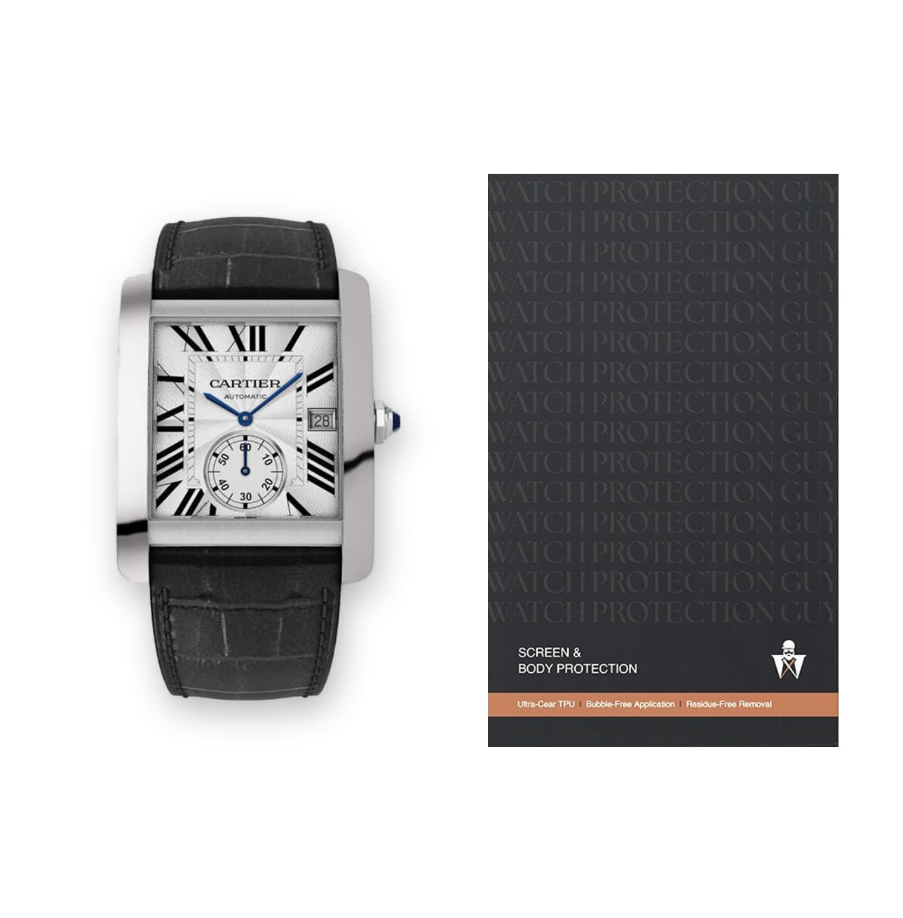 Cartier Tank Must 34.3×44 W5330003, protection film kit