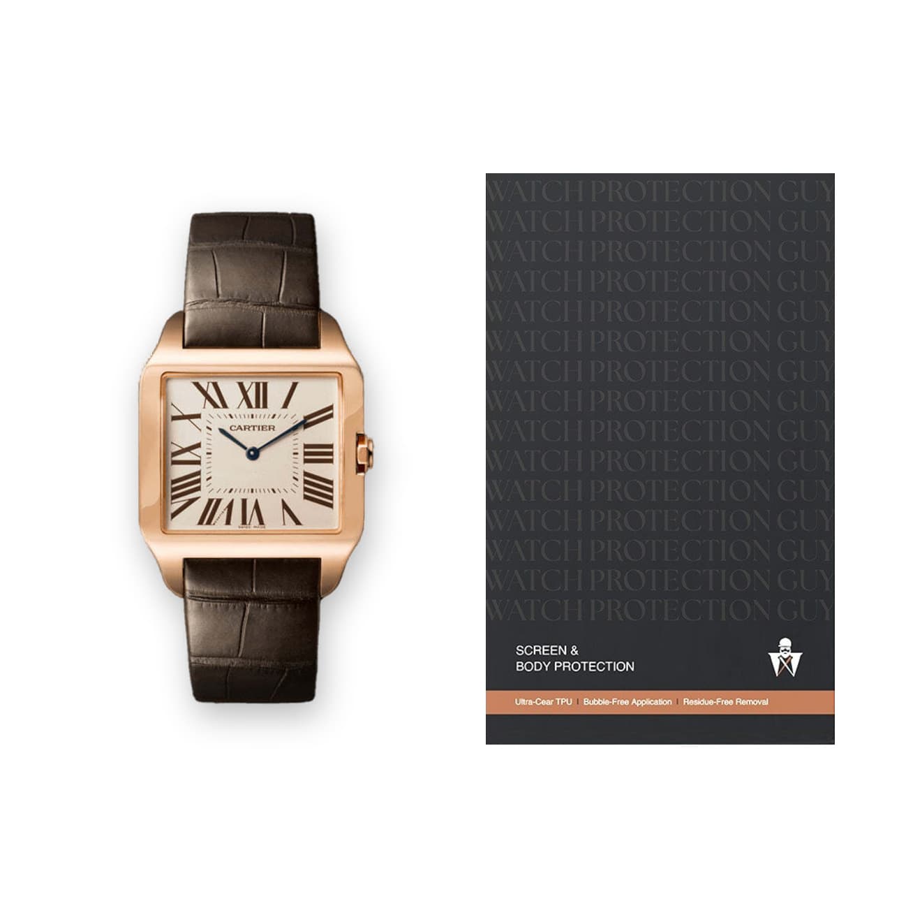 Cartier Santos de Cartier 44.6×34.6 W2006951, protection film kit