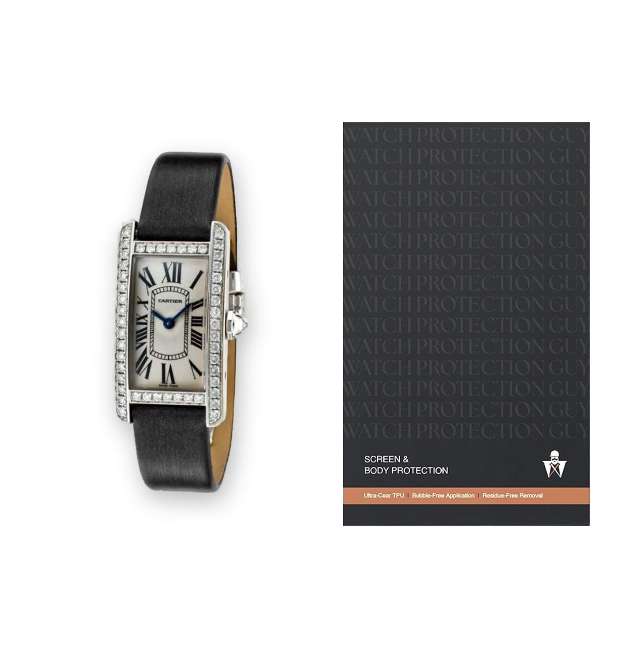 Cartier Tank 34.8×19 WB707331, protection film kit
