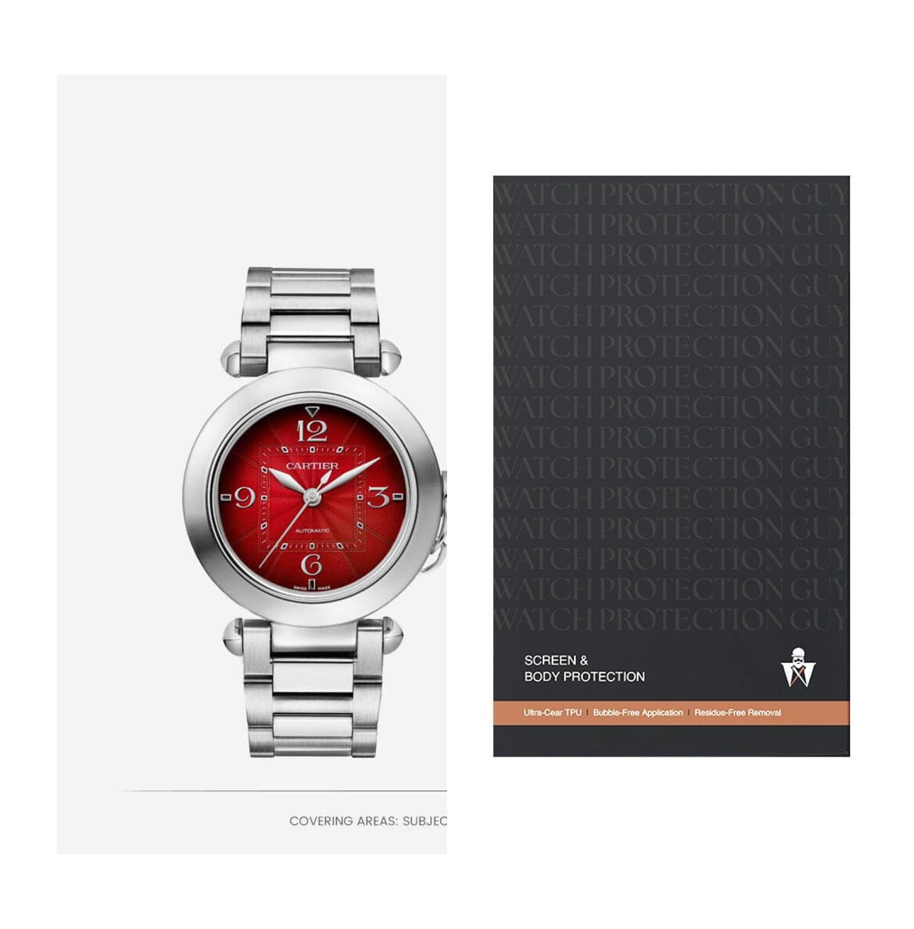 Cartier Pasha de Cartier 35 WSPA0031 , protection film kit