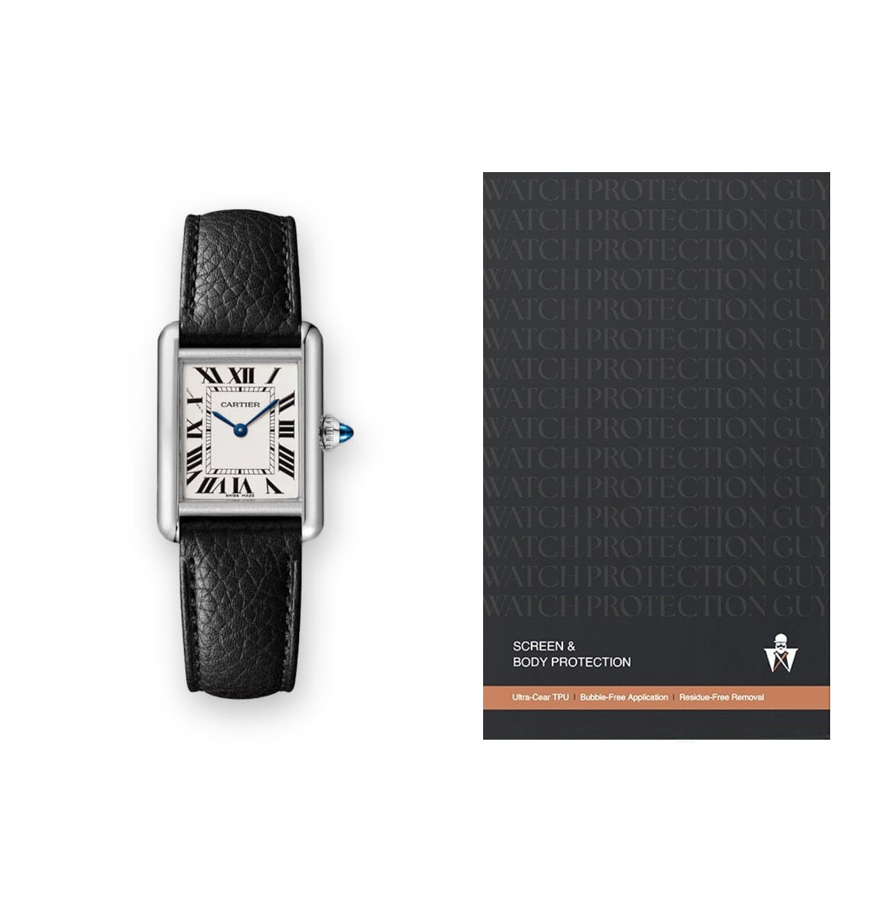 Cartier Tank Must 29.5×22 WSTA0042 , protection film kit