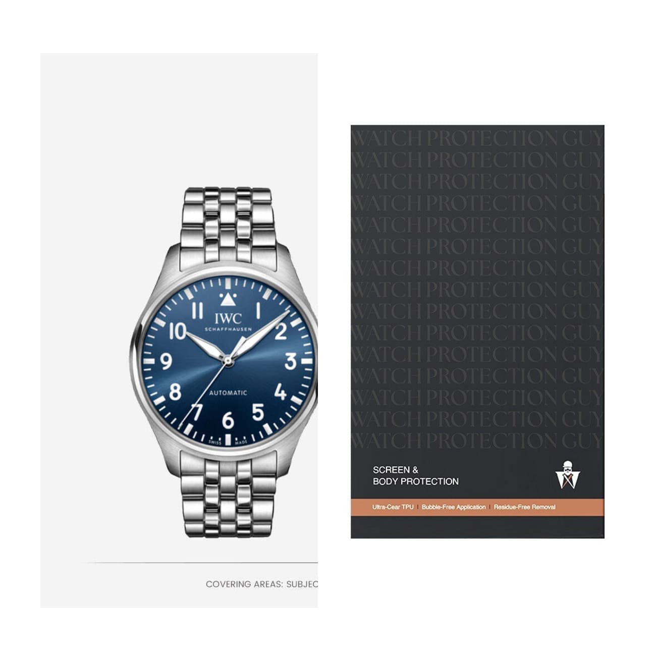 IWC Pilot’s Watch 43 IW329304, protection film kit