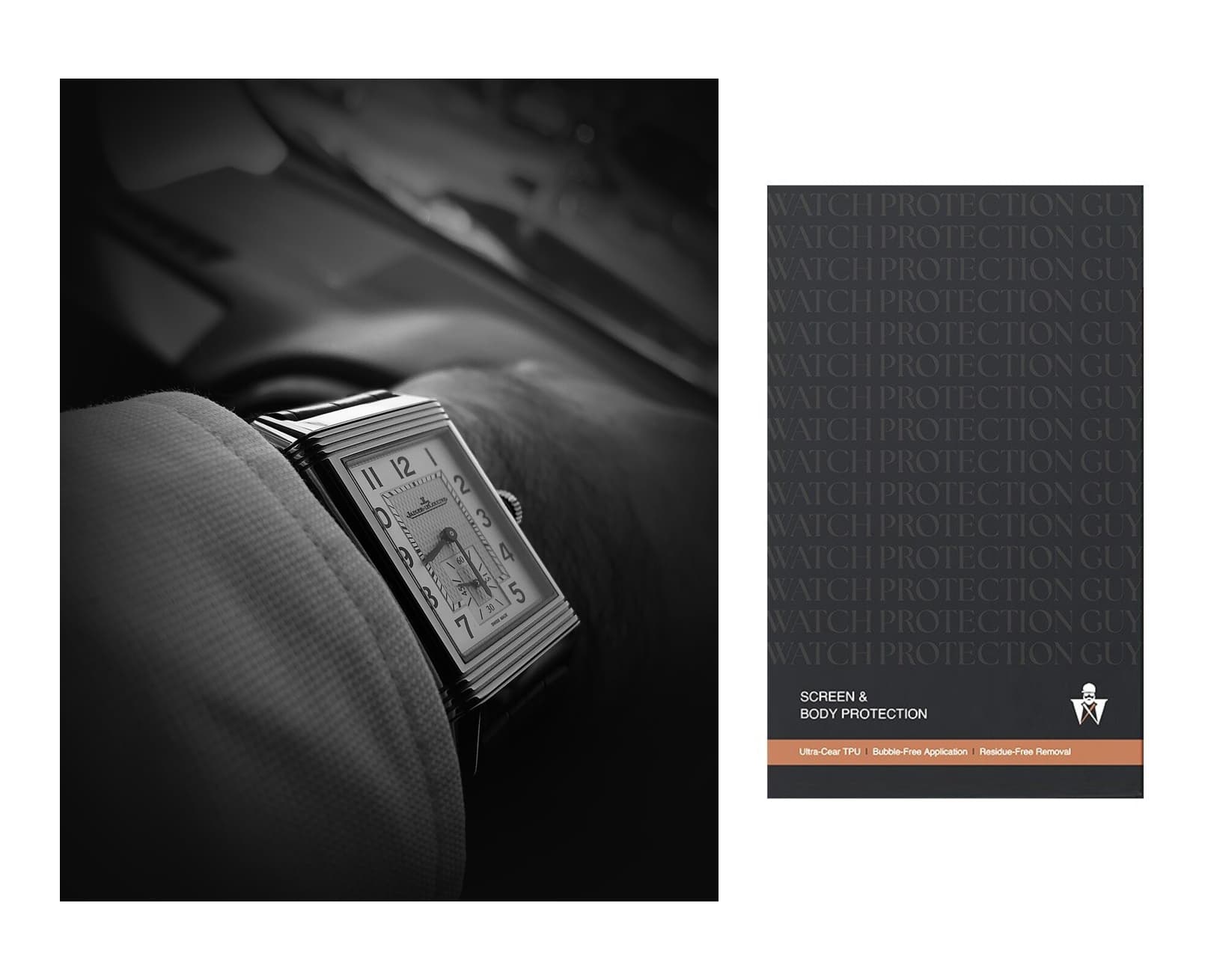 Jaeger-LeCoultre Reverso Classic Medium Q2548520, protection film kit