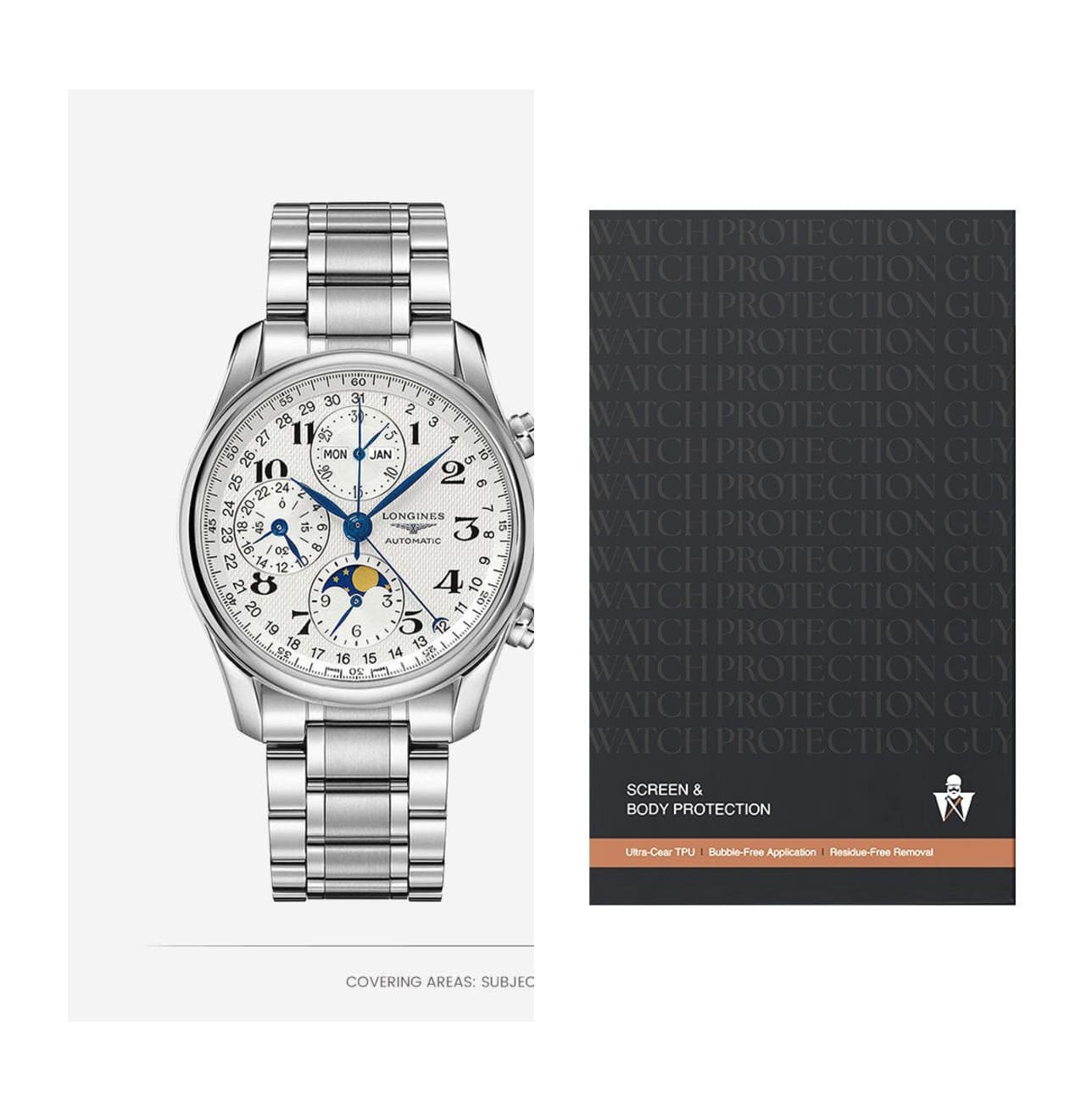 Longines Master Collection 40 L2. 673.4.78.6, protection film kit