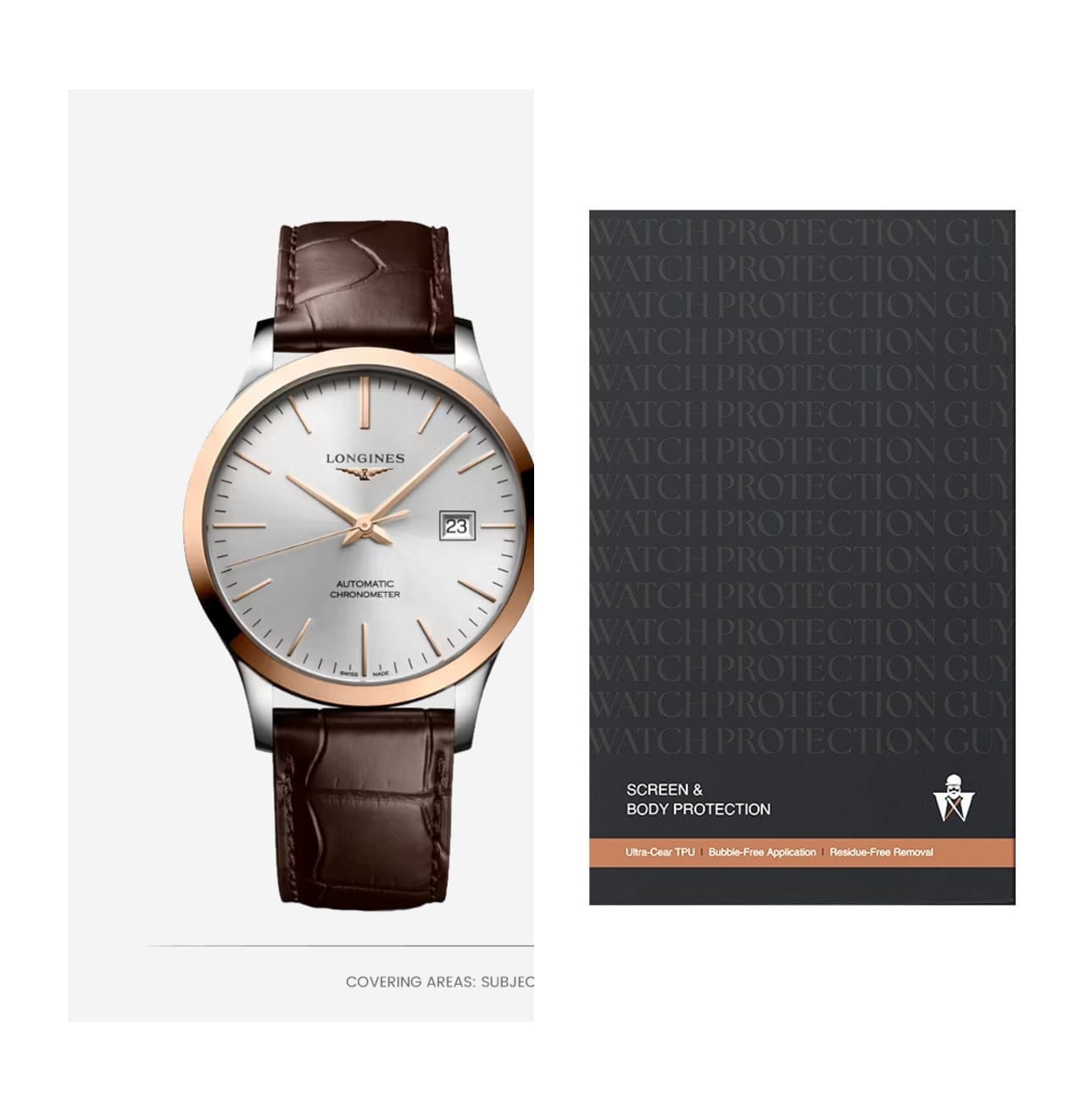 Longines Classic 40 L2. 821.5.72.2, protection film kit