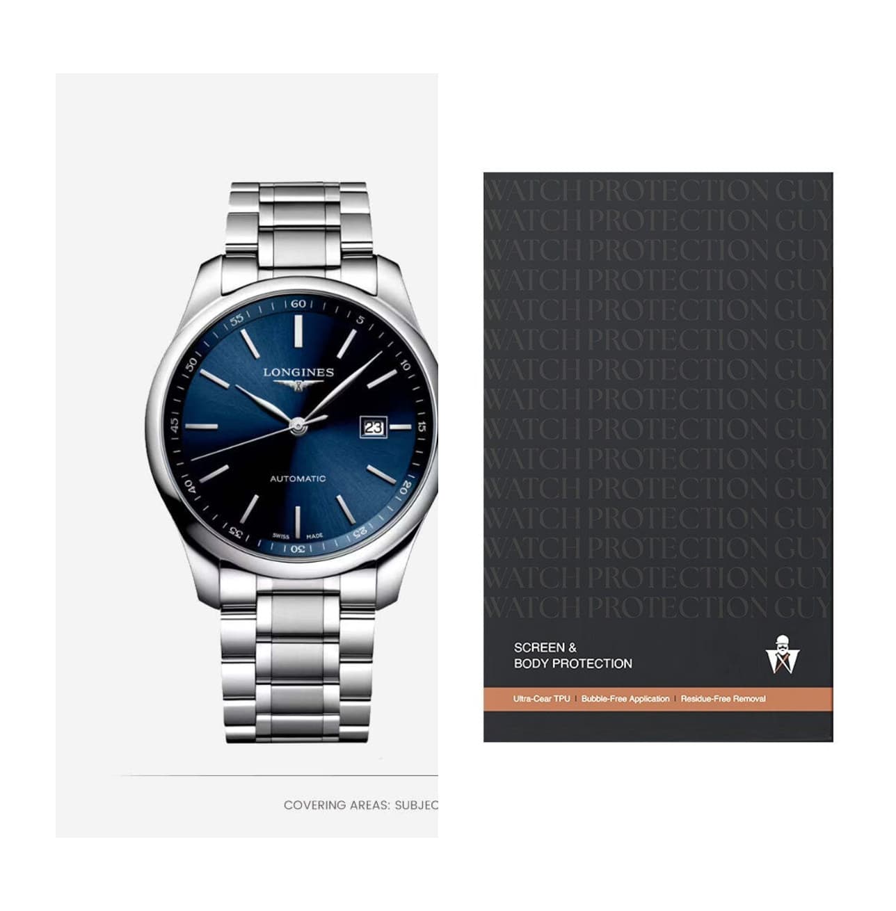 Longines Master Collection 42 L2. 893.4.92.6, protection film kit