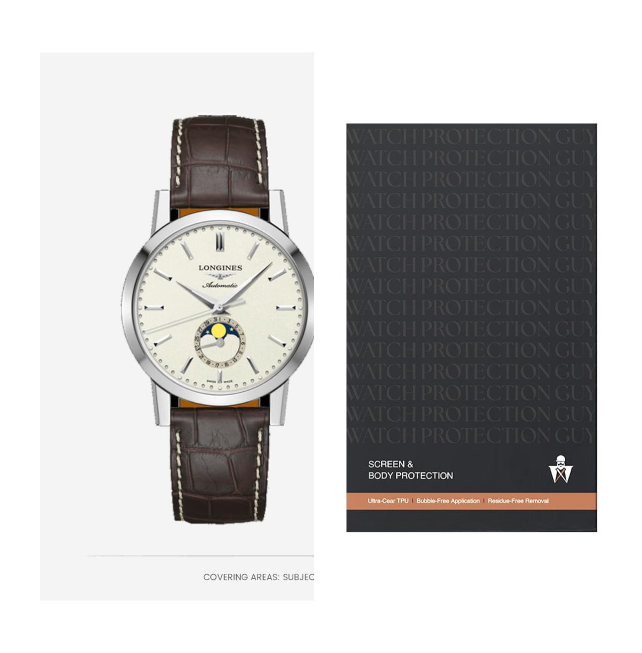 Longines Record Collection 40 L4. 826.4.92.2, protection film kit