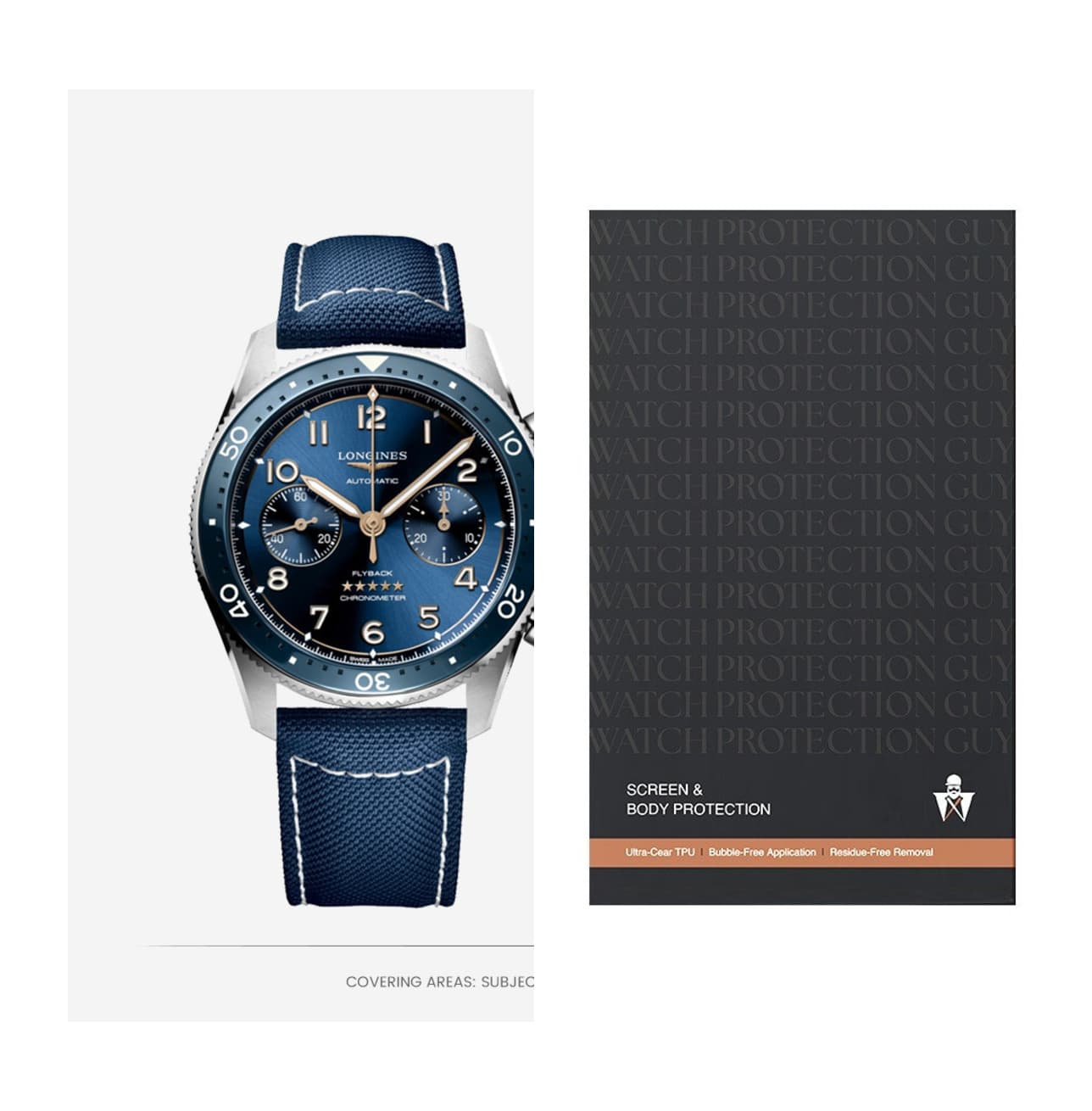 Longines Sport 42 L3. 821.4.93.2, protection film kit