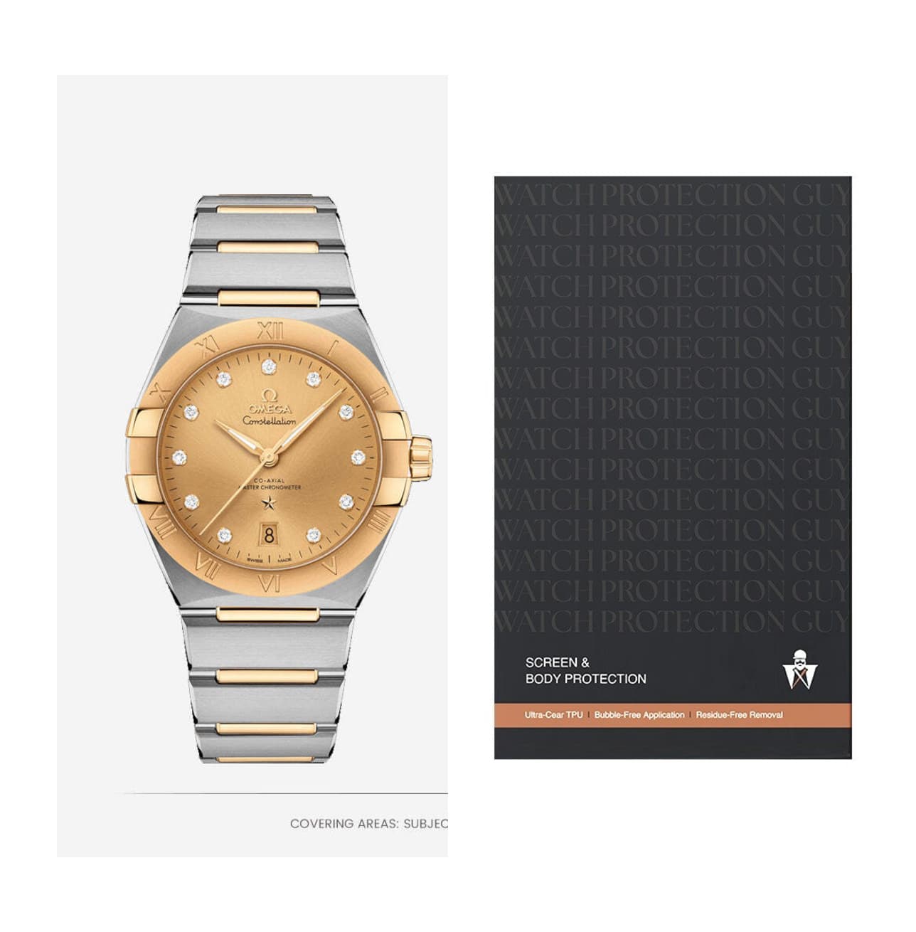 Omega Constellation 39 131.20.39.20.58.001, protection film kit