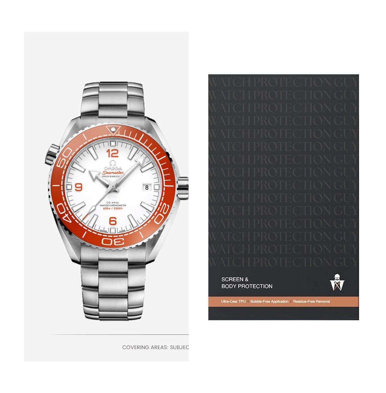 Omega Seamaster 43.5 215.30.44.21.04.001, protection film kit