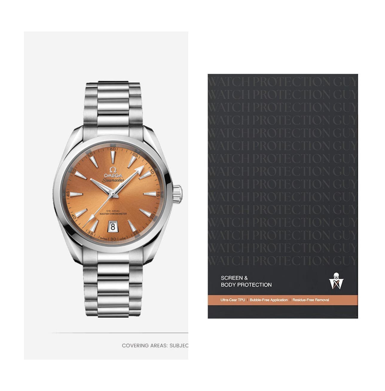 Omega Seamaster 38 220.10.38.20.12.001, protection film kit