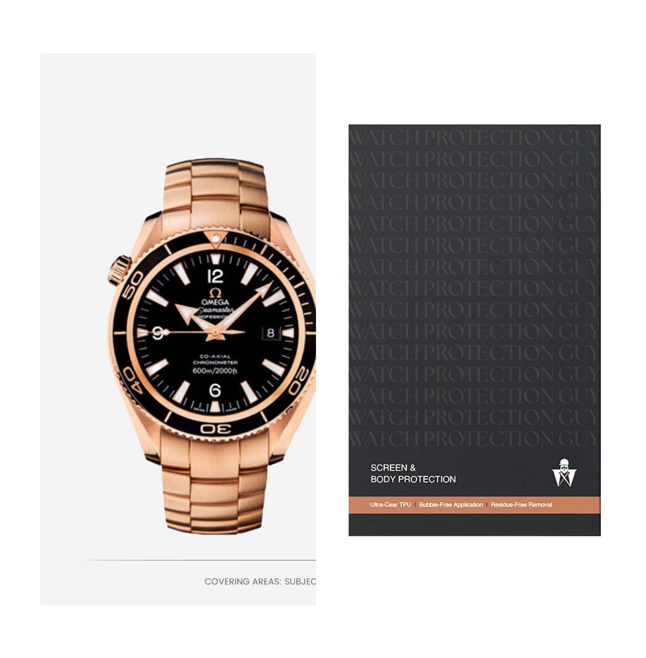 Omega Seamaster 42 222.60.42.20.01.001, protection film kit