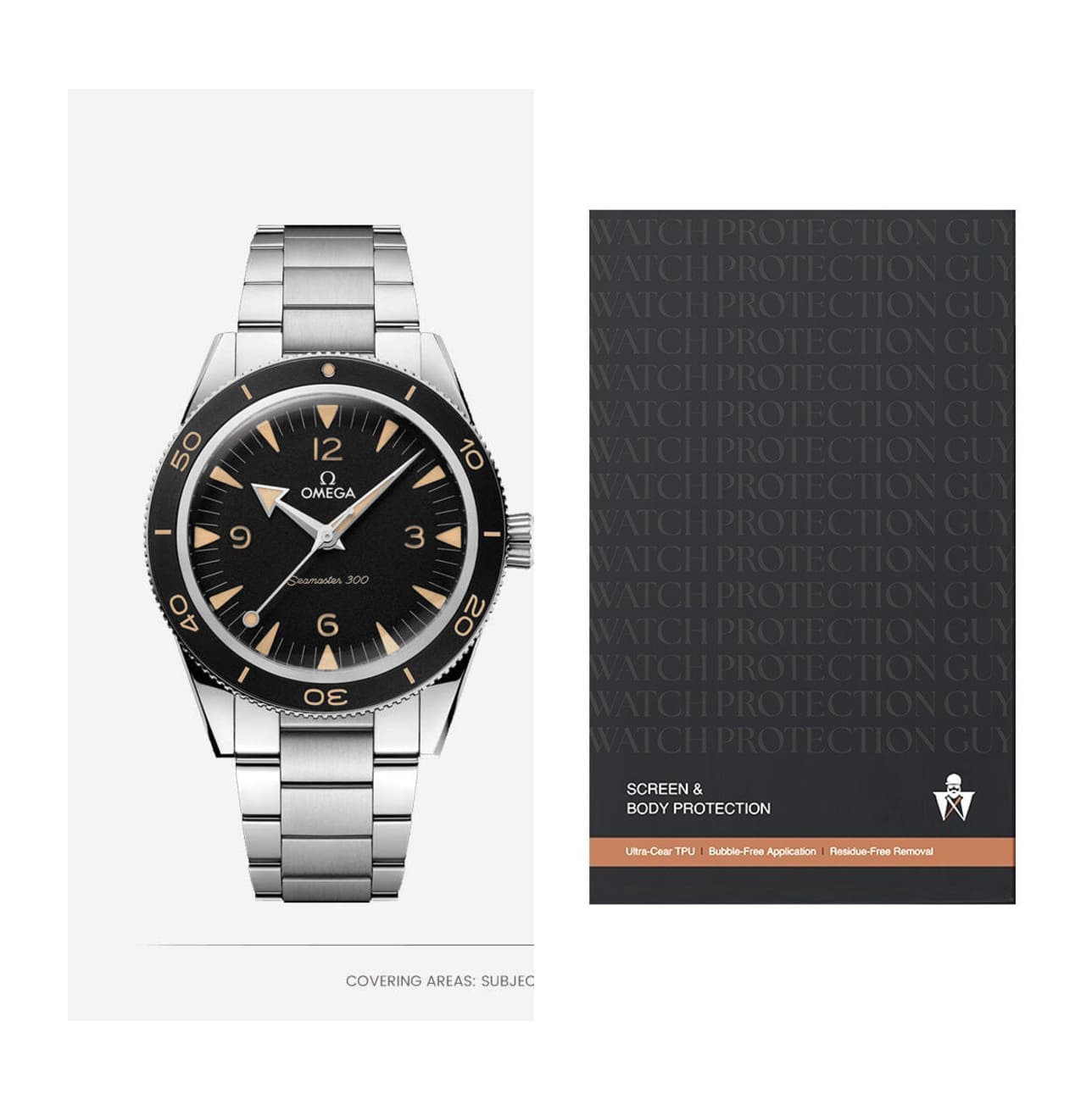 Omega Seamaster 41 234.30.41.21.01.001, protection film kit
