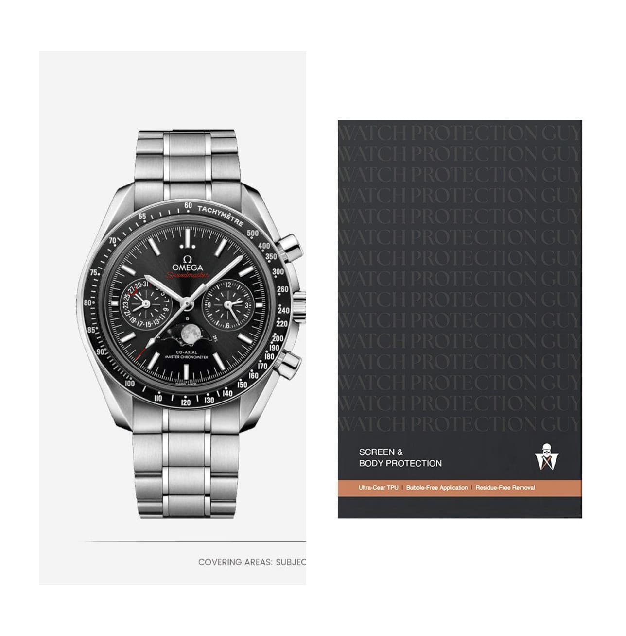 Omega Speedmaster 44.25 304.30.44.52.01.001, protection film kit