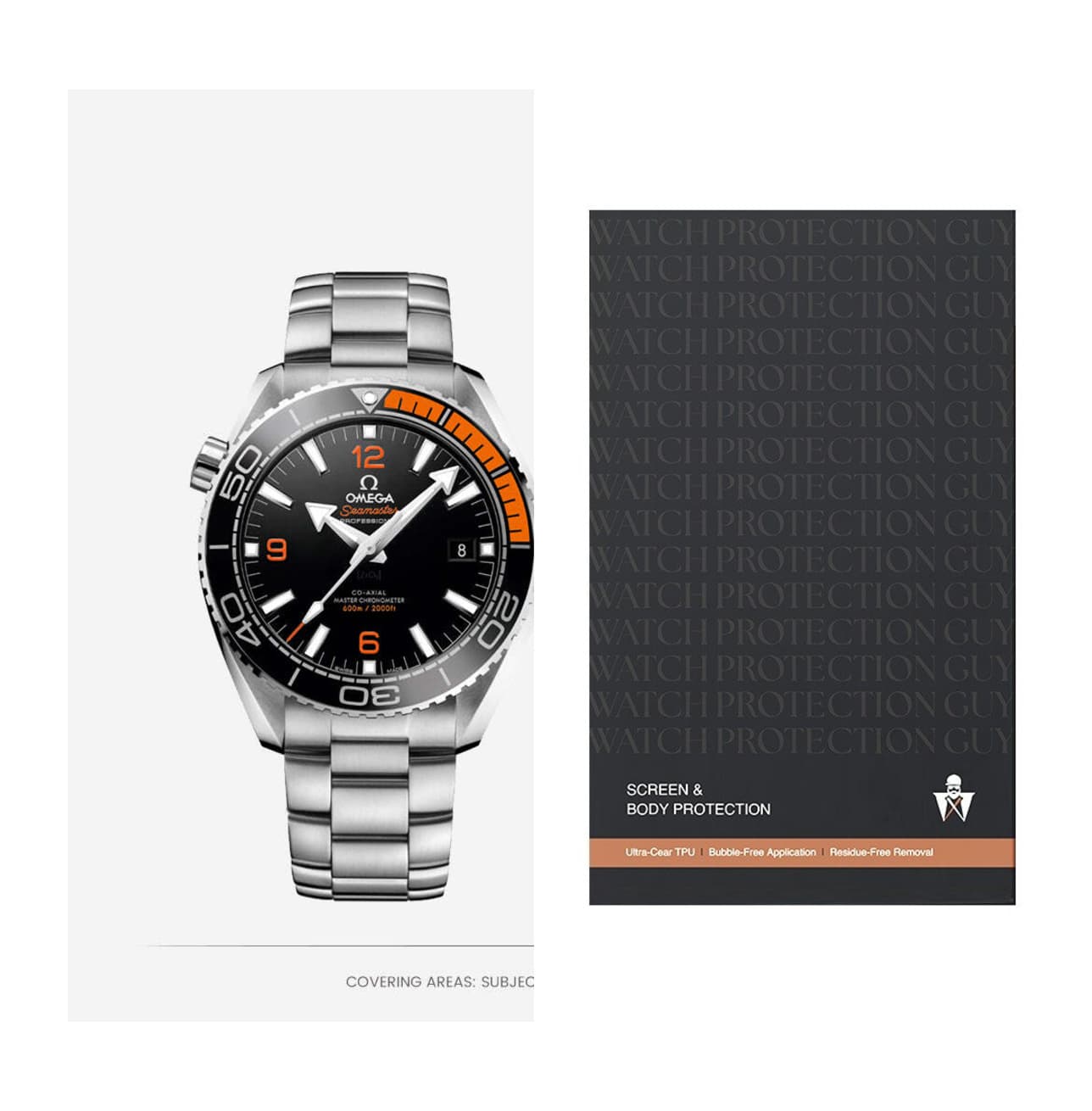 Omega Seamaster 43.5 215.30.44.21.01.002, protection film kit