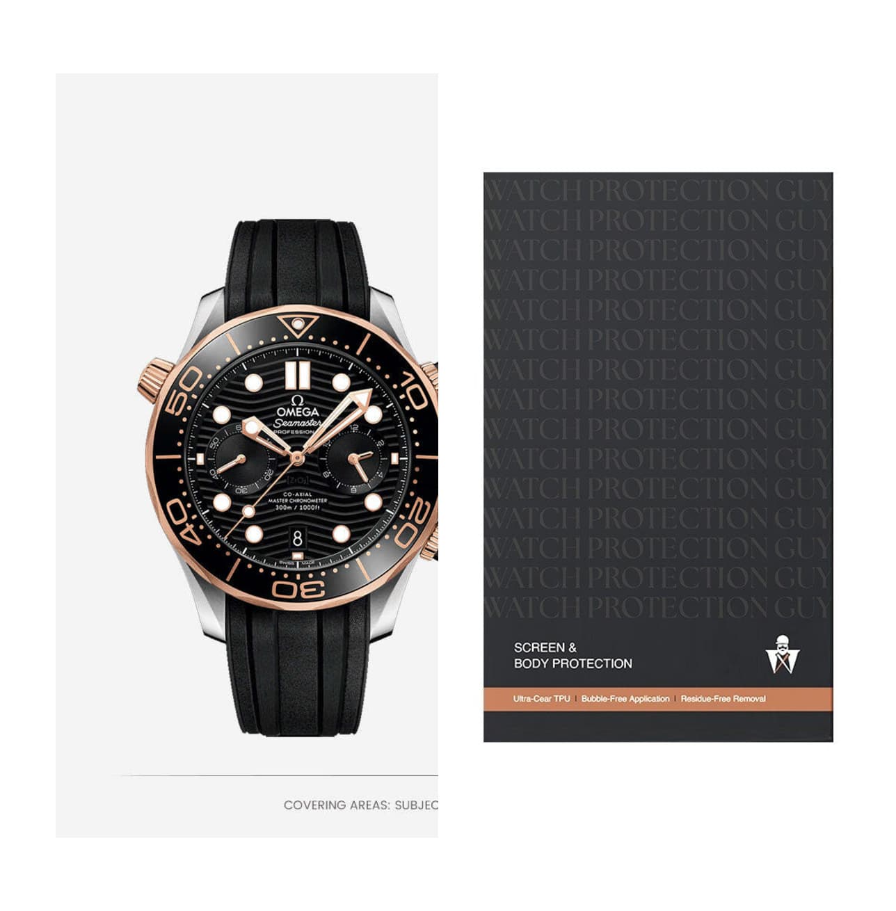 Omega Seamaster 44 210.22.44.51.01.001, protection film kit