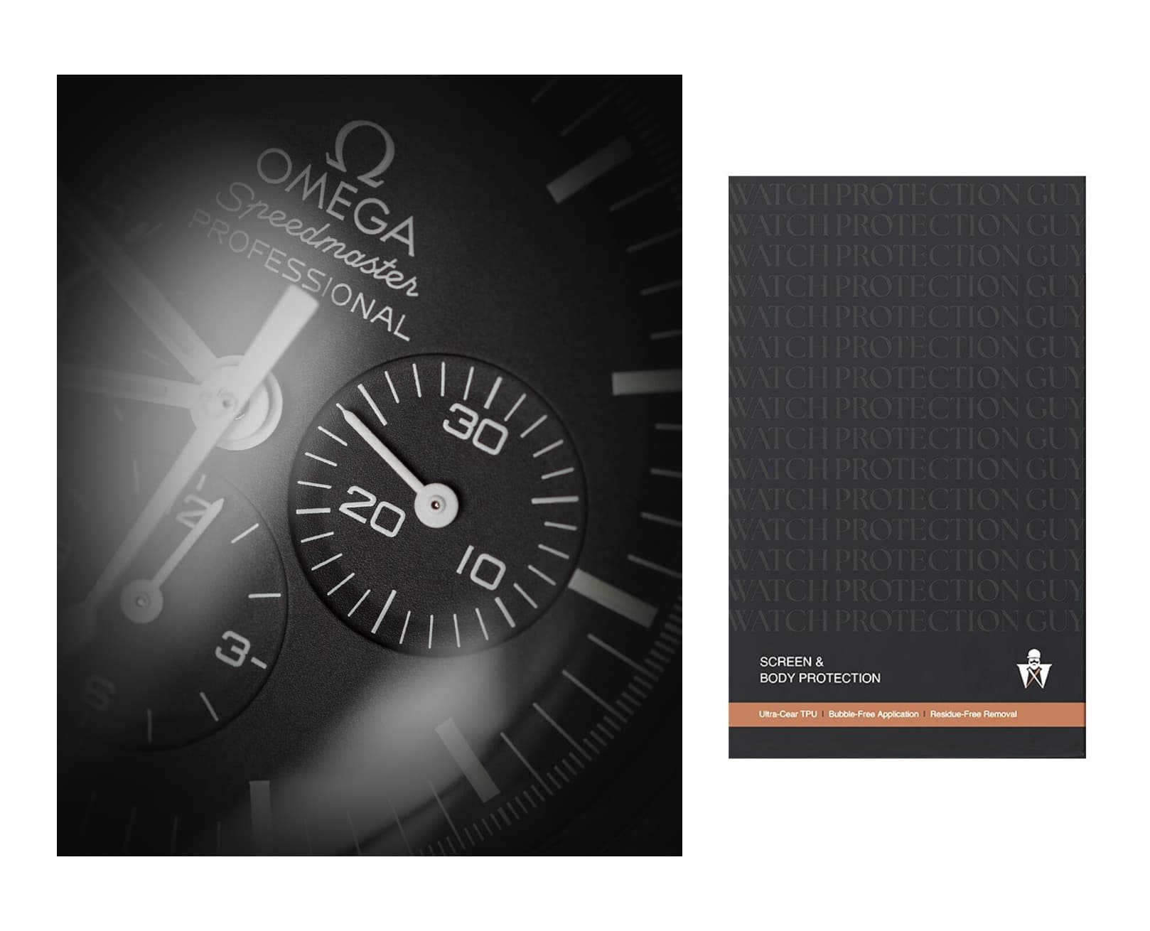 Omega Speedmaster Moonwatch 310.30.42.50.01.002, protection film kit
