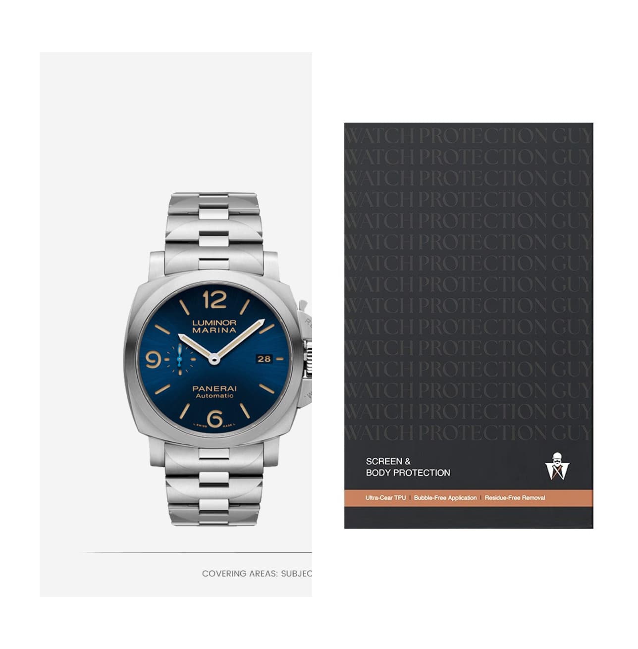 Panerai Luminor 44 PAM01058, protection film kit