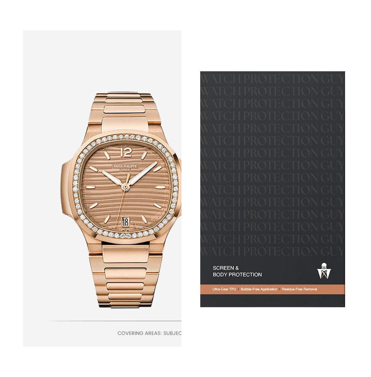 Patek Philippe Nautilus 35.2 7118/1200R-010, protection film kit