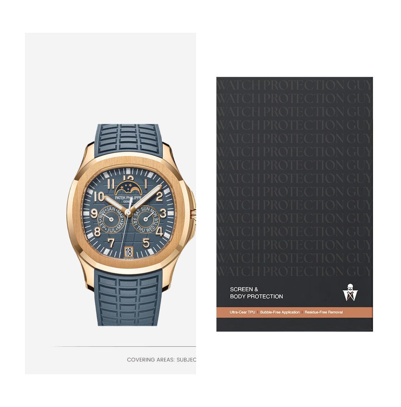 Patek Philippe Aquanaut 39.9 5261R-001, protection film kit