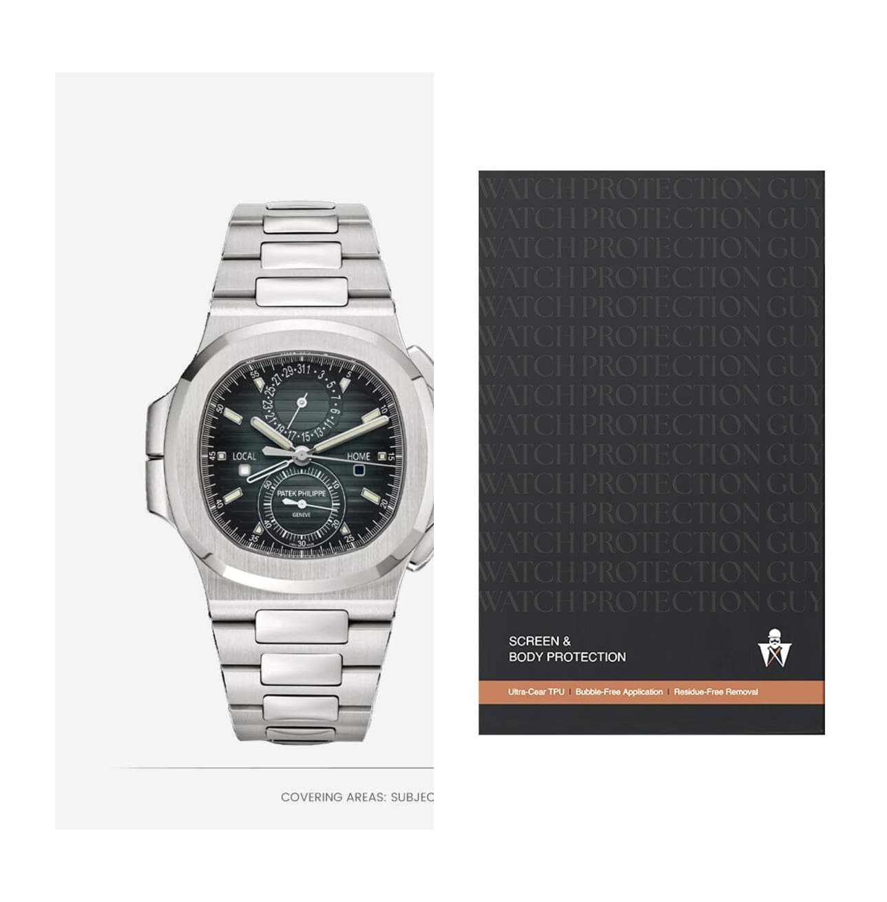Patek Philippe Nautilus 40.5 5990/1A-001, protection film kit