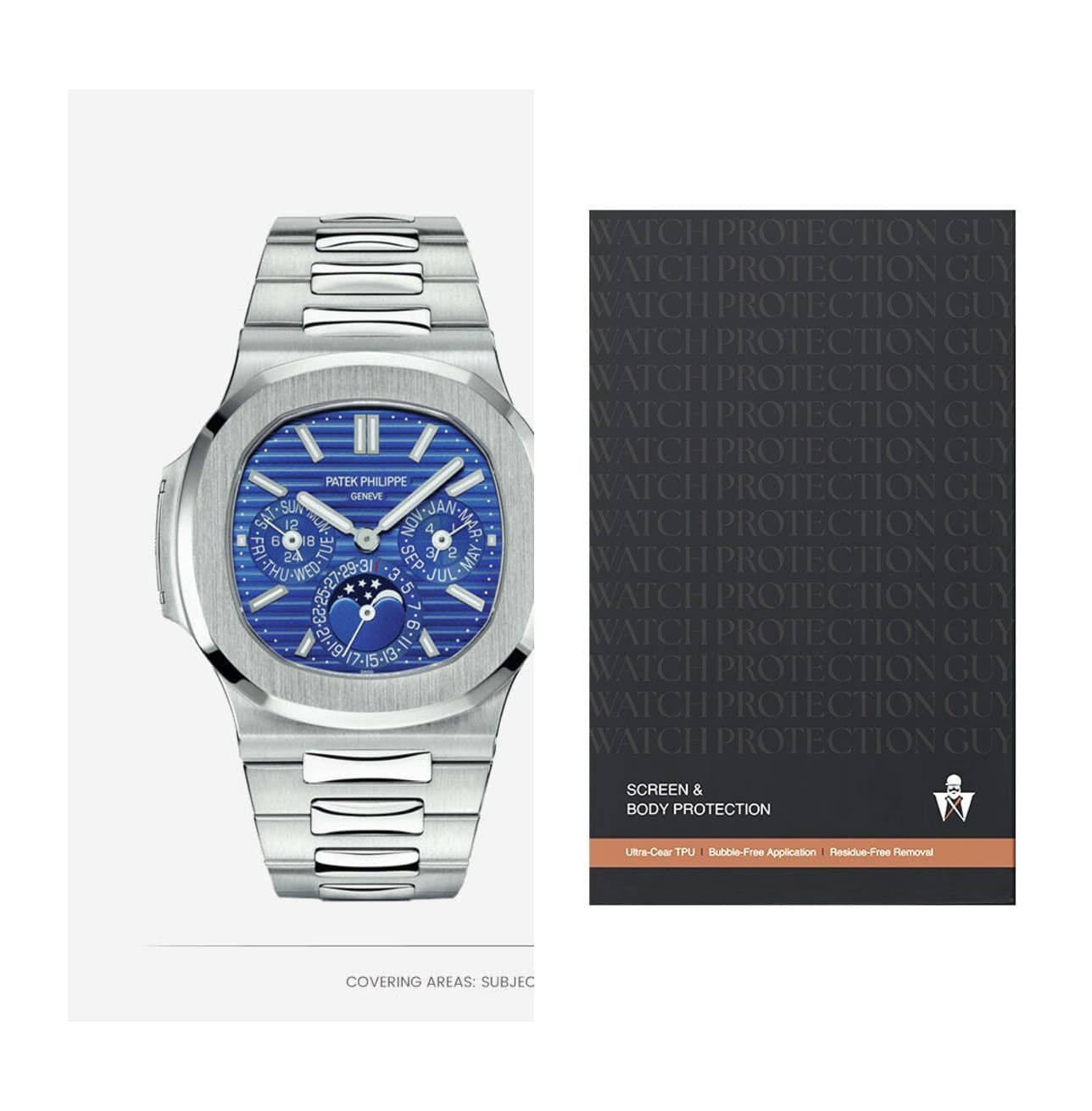 Patek Philippe Nautilus 40 5740/1G-001, protection film kit