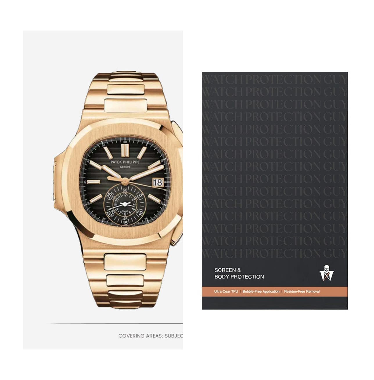 Patek Philippe Nautilus 40 5980/1R-001, protection film kit