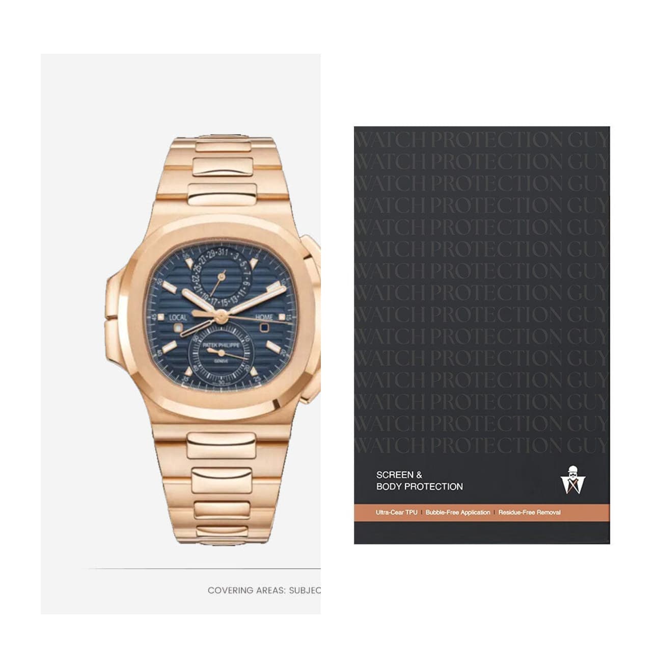 Patek Philippe Nautilus 40.5 5990/1R-001, protection film kit