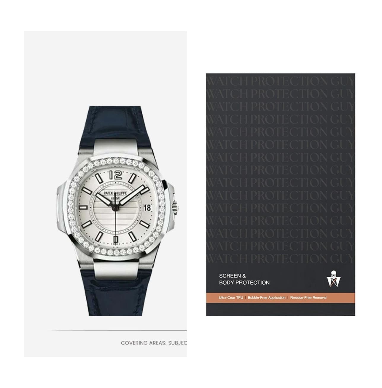 Patek Philippe Nautilus 32 7010/1G-001, protection film kit