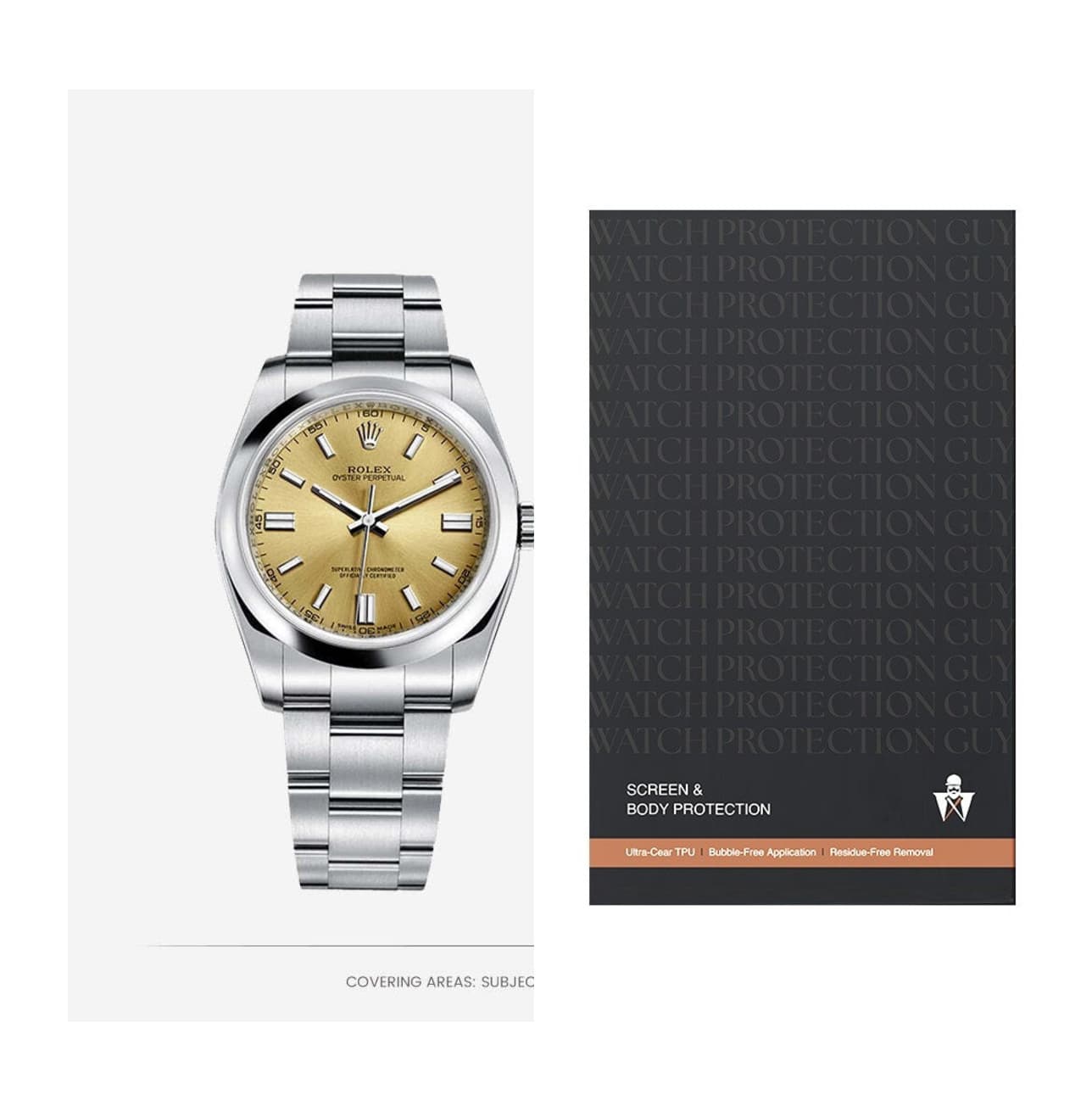 Rolex Oyster Perpetual 36 116000-0011, protection film kit