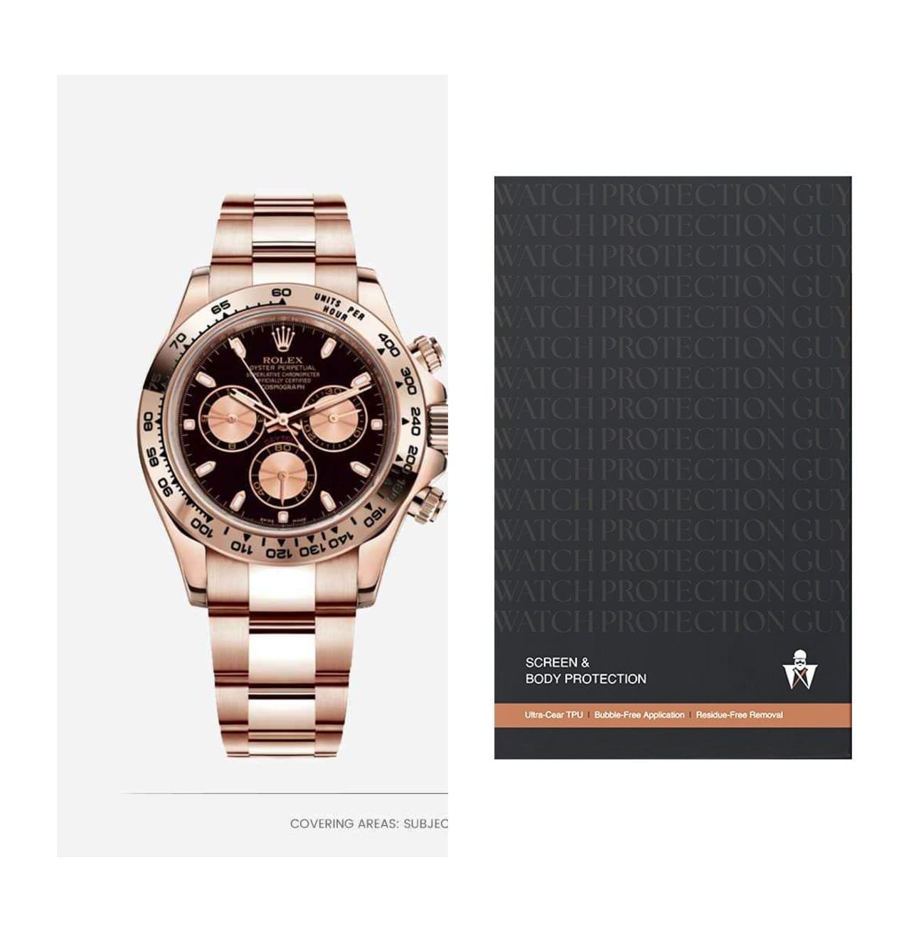 Rolex Daytona 40 116505-0008, protection film kit