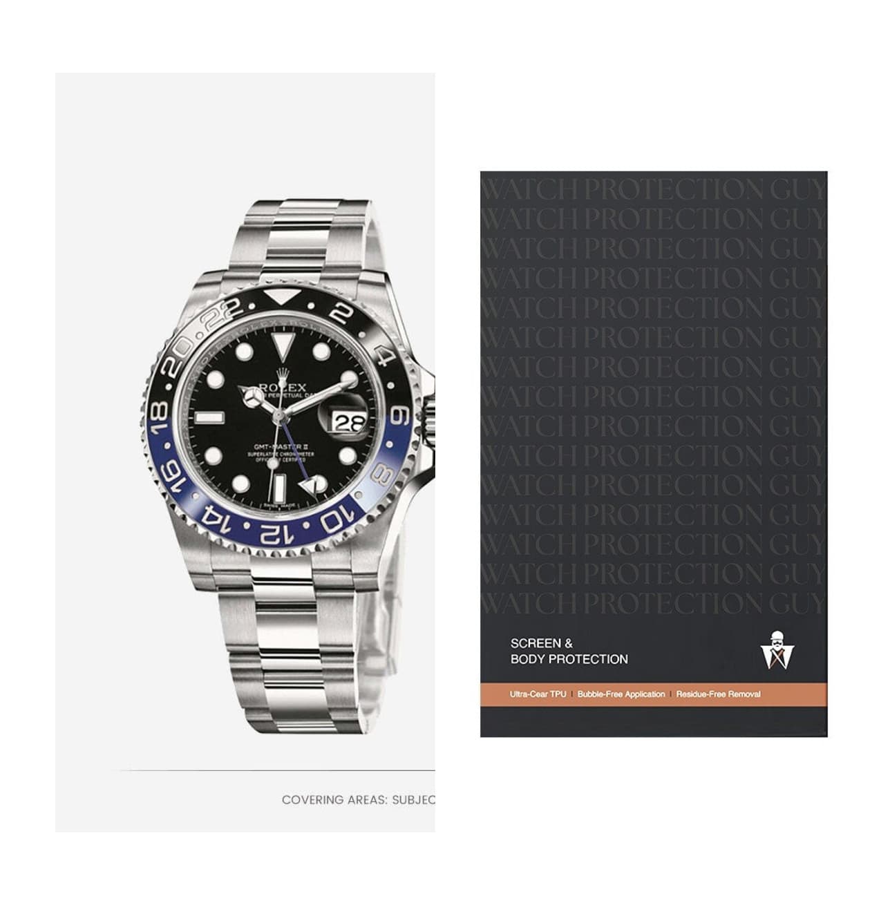 Rolex GMT-Master II 40 116710BLNR, protection film kit