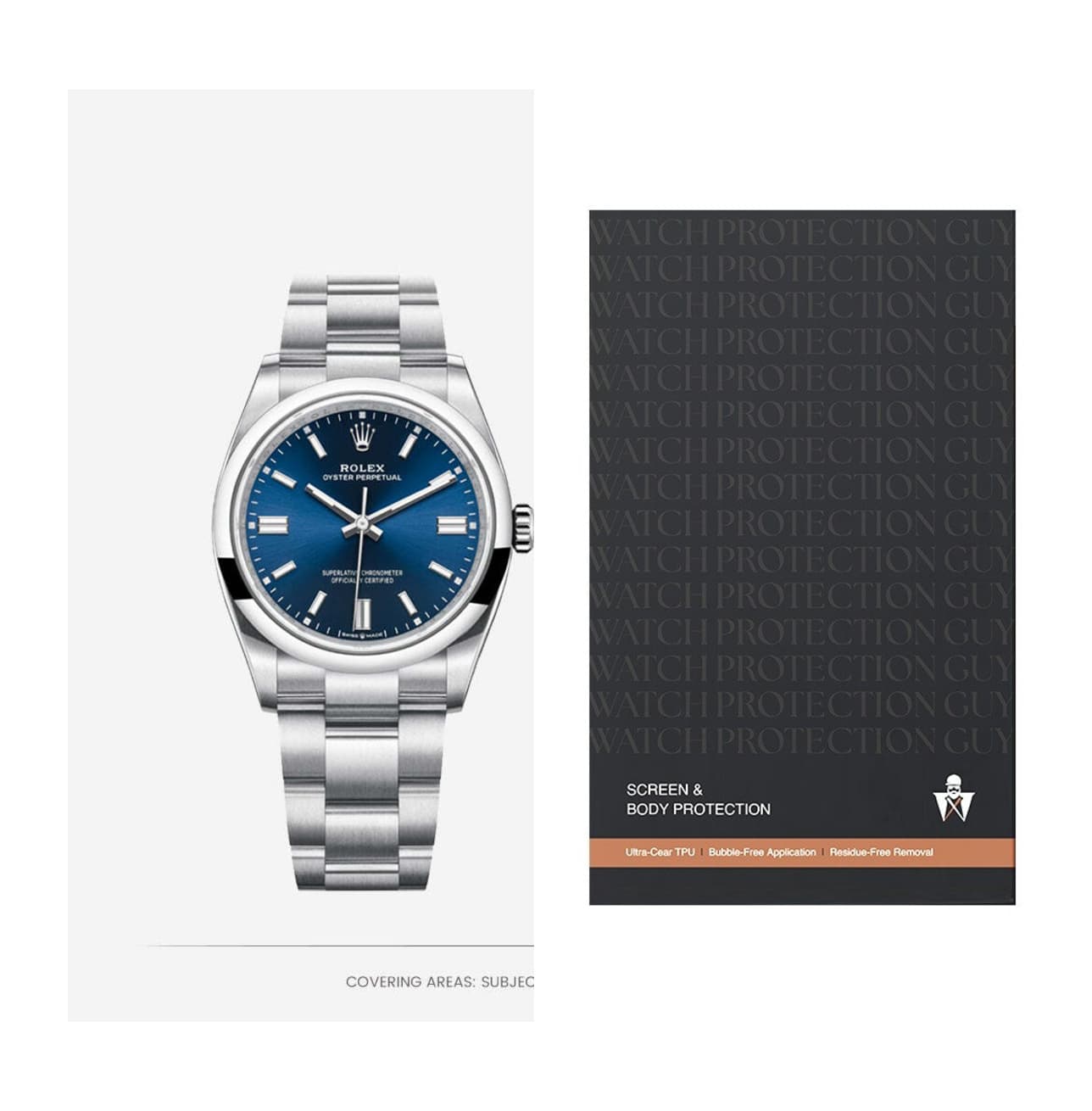 Rolex Oyster Perpetual 36 126000-0003, protection film kit
