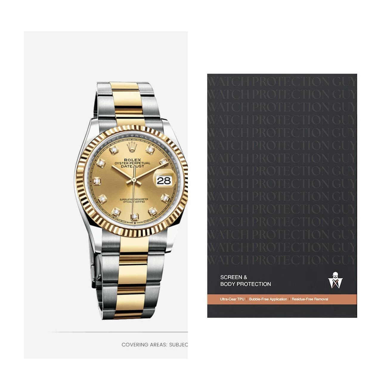 Rolex Datejust 36 126233-0018, protection film kit