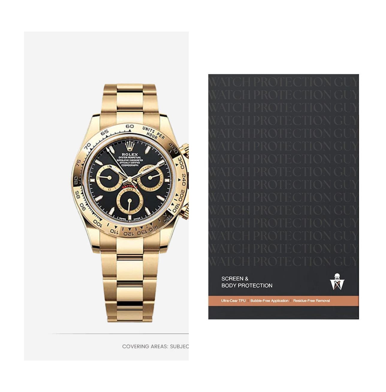 Rolex Daytona 40 126508-0004, protection film kit