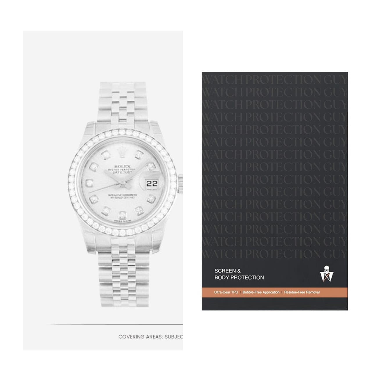 Rolex Datejust 26 179384-63130G, protection film kit